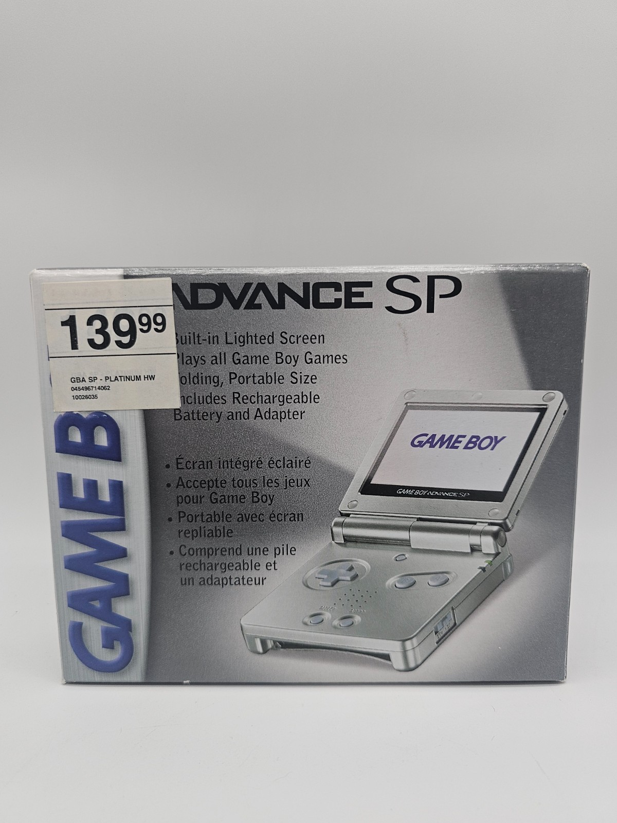 Nintendo Game Boy Advance SP Handheld System – Silver CIB Very Clean!