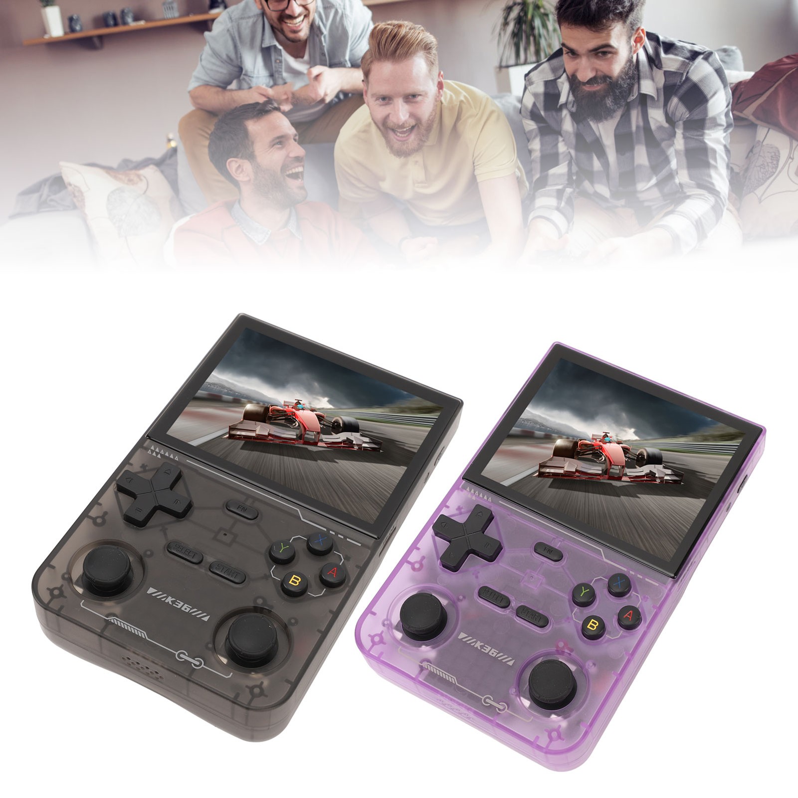 Retro Handheld Game Console 3.5inch 640×480 Screen Dual Joystick 3500mAh