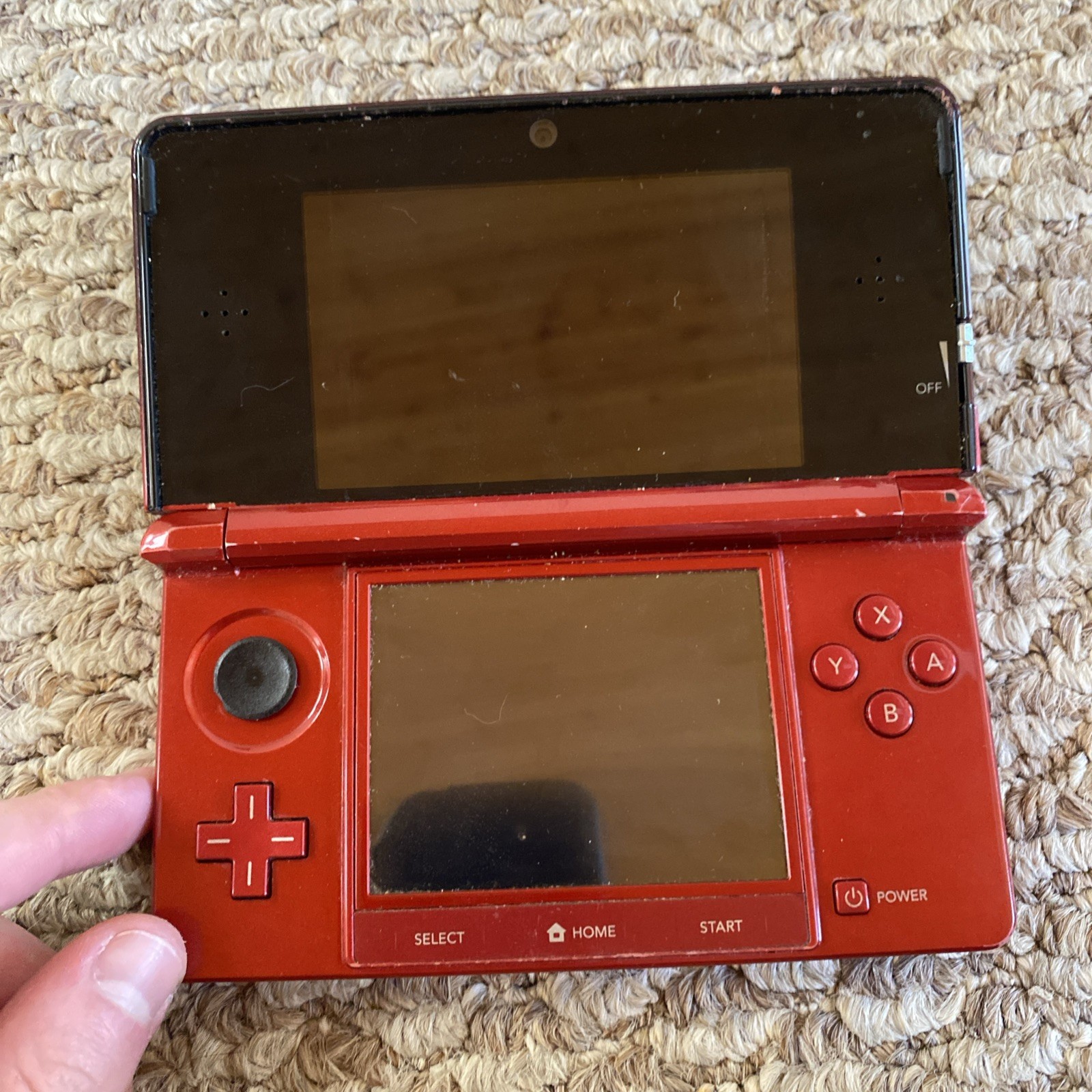 Red Black Nintendo 3ds CTR-001 Lot Of 2 Different Issues READ