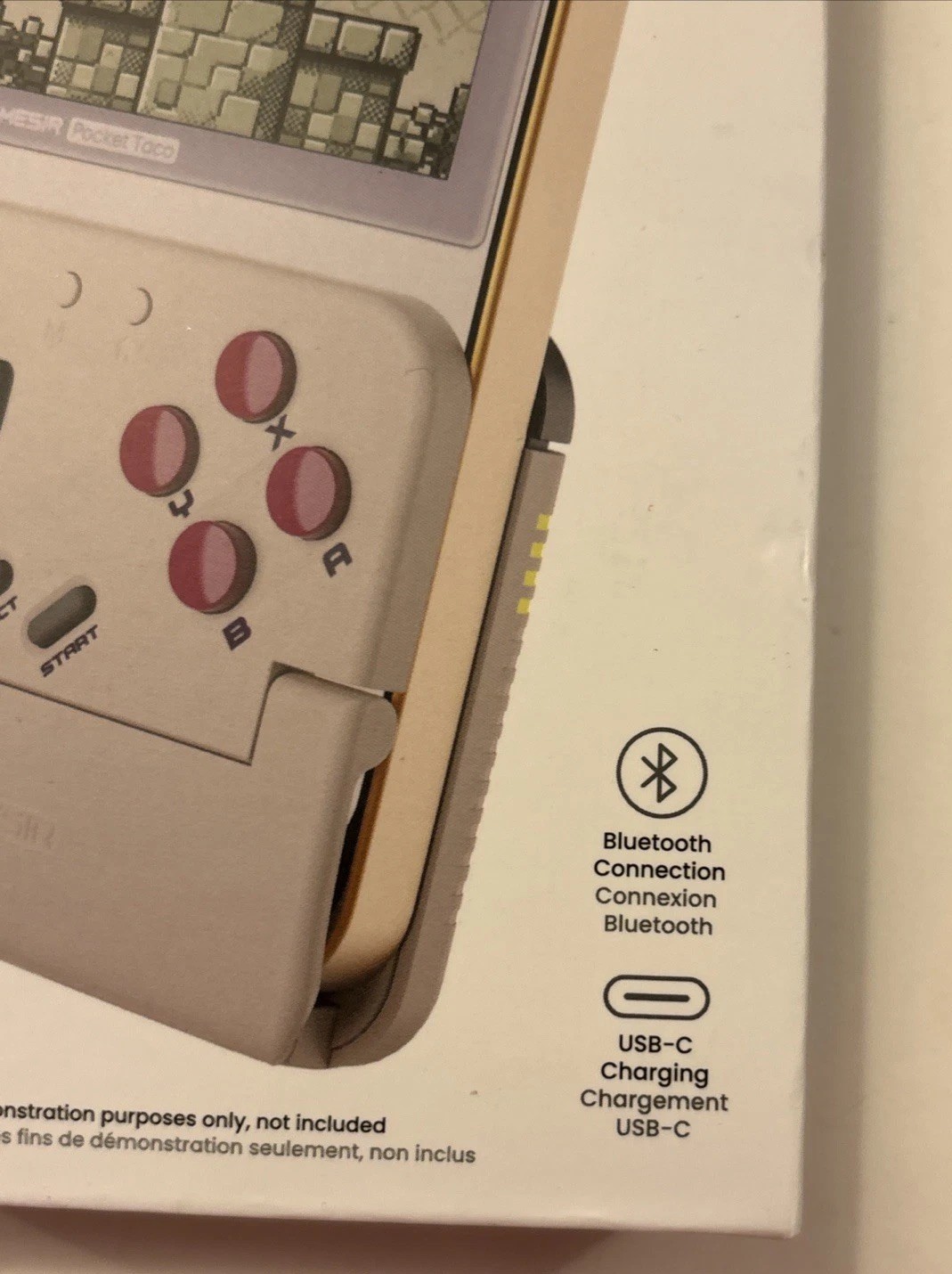 Pocket Taco Vertical Mobile Gaming Controller Retro Arcade Bluetooth Gamepad