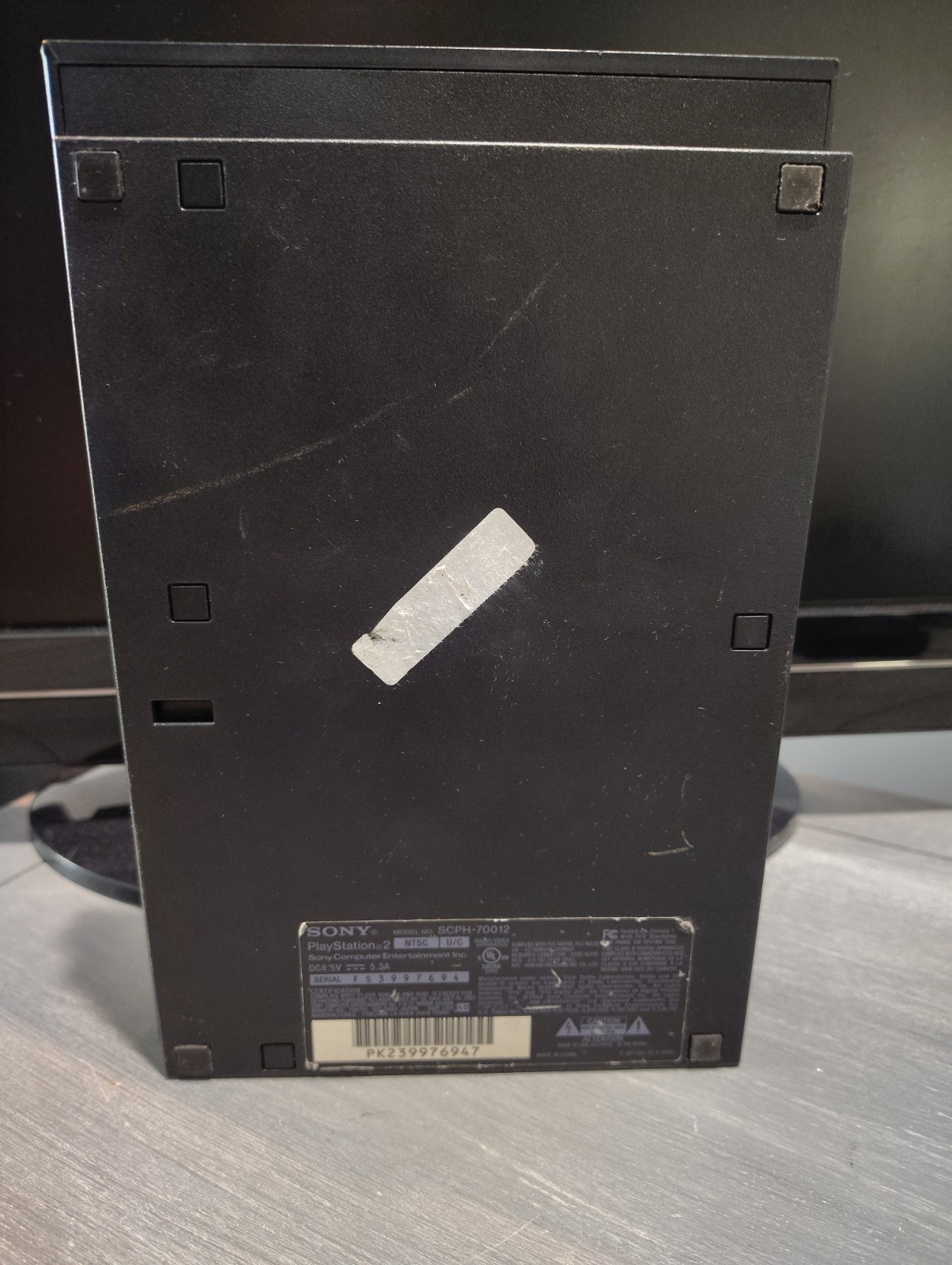 Sony PlayStation 2 Slim SCPH70012 –New Laser–All Cables, 4 Games-Controller
