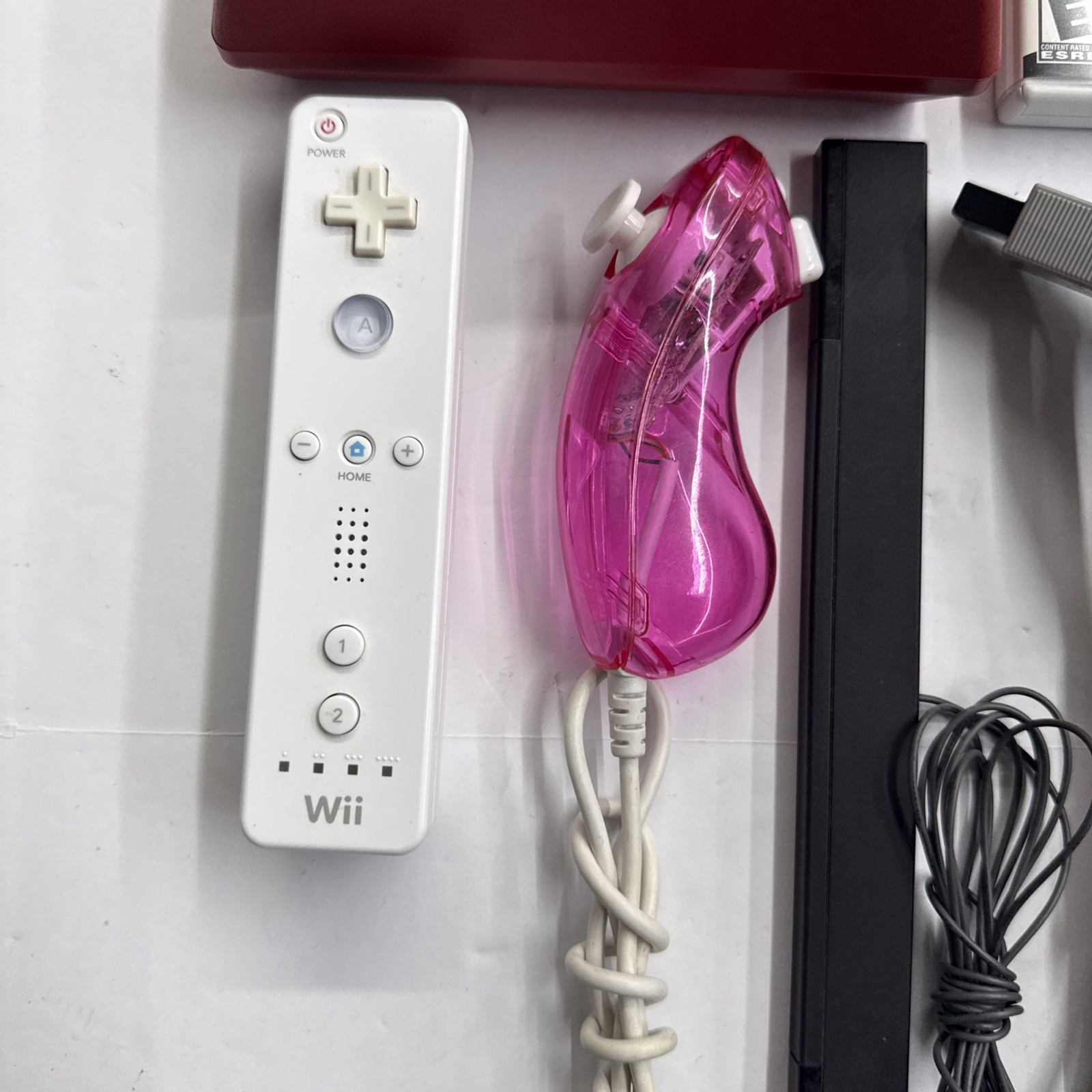 Wii – Nintendo Wii Mini Black Red Video Game Console Tested Working #2945