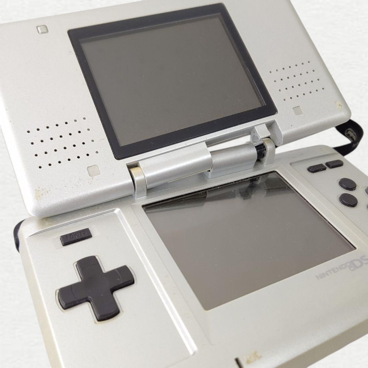 Nintendo DS Console Handheld System Wi-Fi Capability Headphone Jack Silver