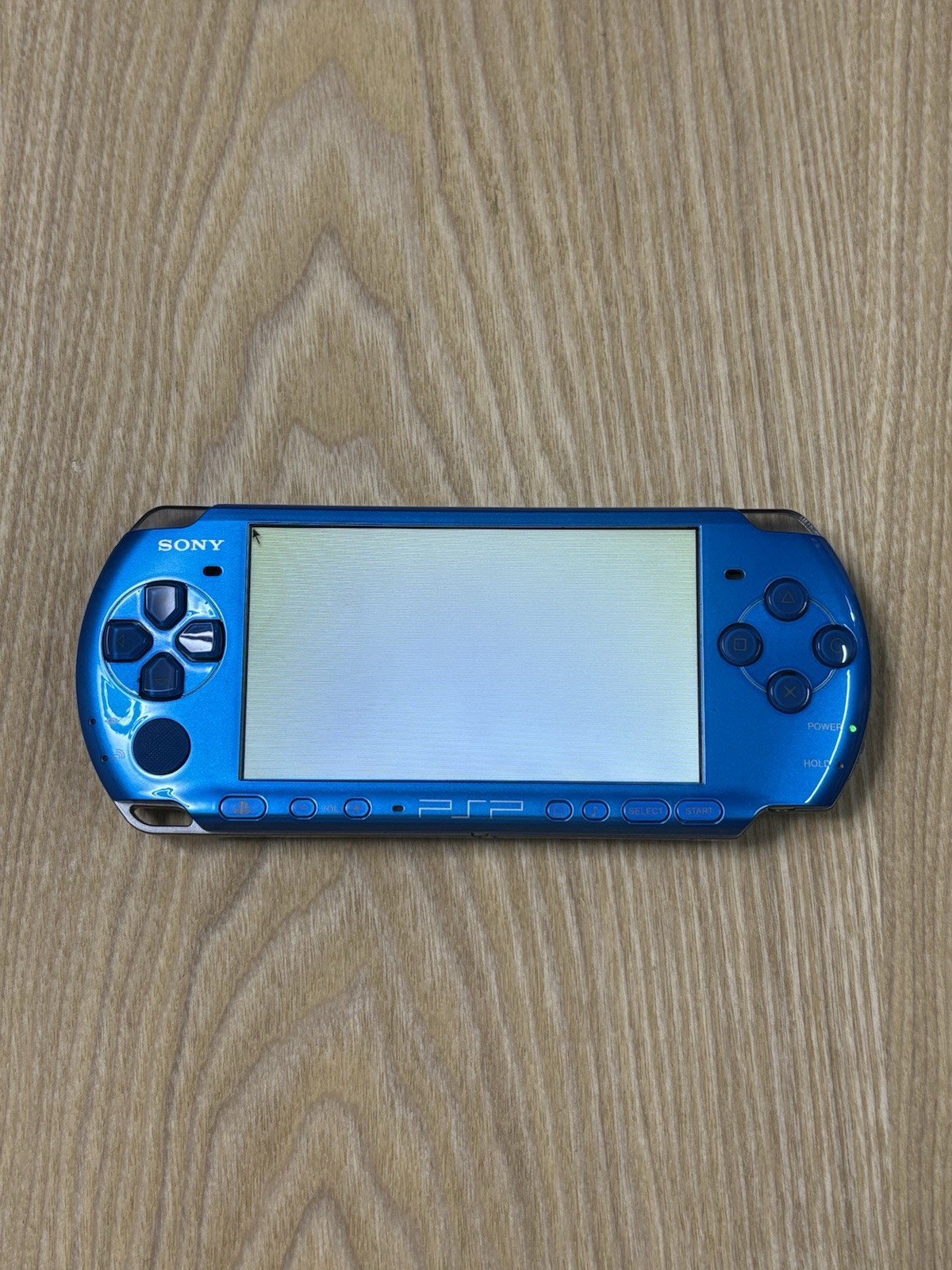 Sony PSP 3000 Vibrant Blue Console Only Tested Working Japanese Ver