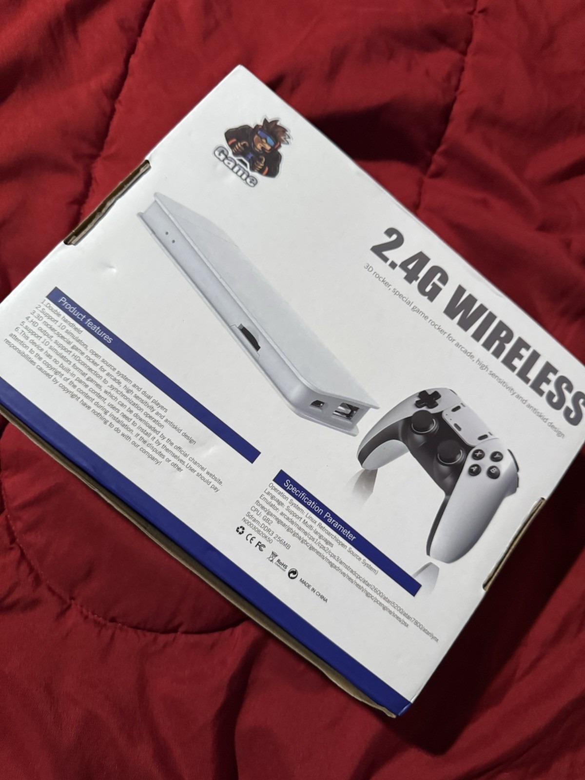 GameStick Game Stick Pro 4K UHD HDMI Microconsole 64GB 2.4G Wireless White