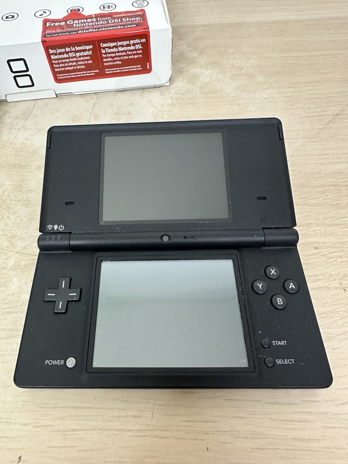 Nintendo DSi – Matte Black – Complete in Box CIB w/ Inserts/Charger/Stylus WORKS