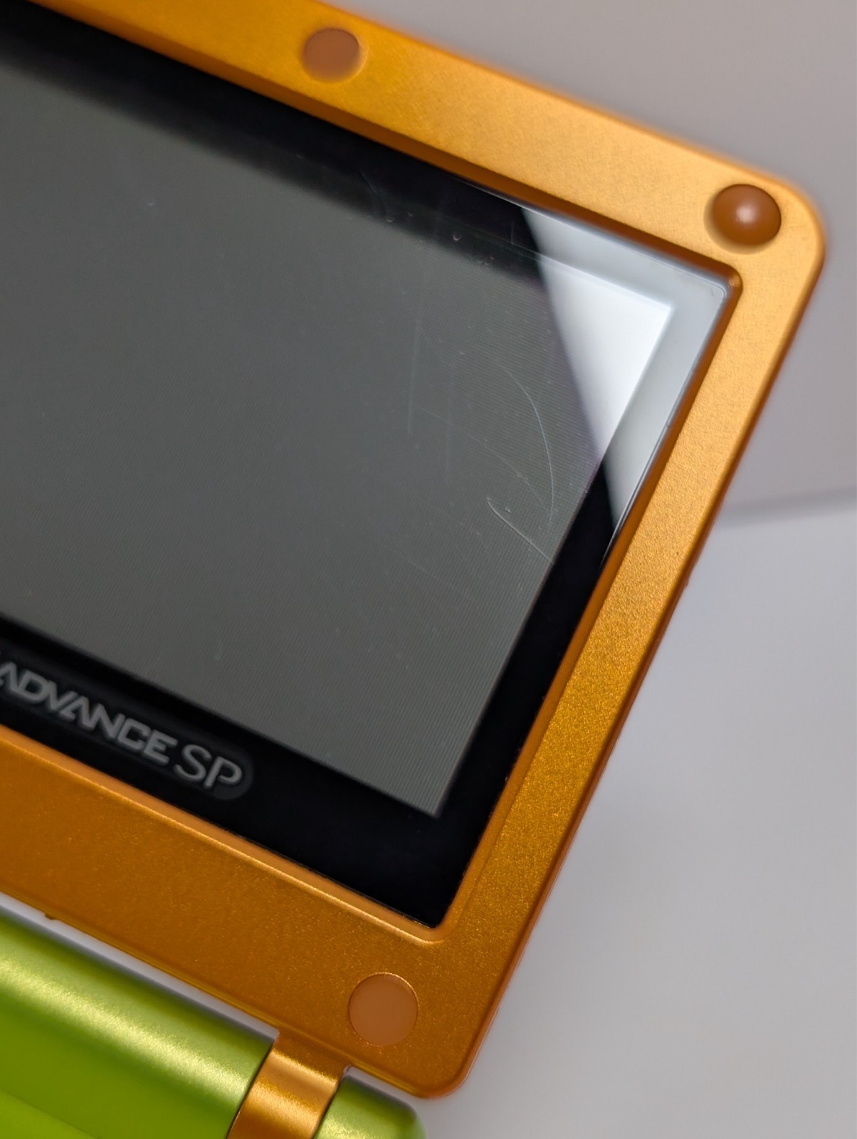 Nintendo Game Boy Advance SP GBA SP Lime Green & Orange Shrek Edition AGS-001