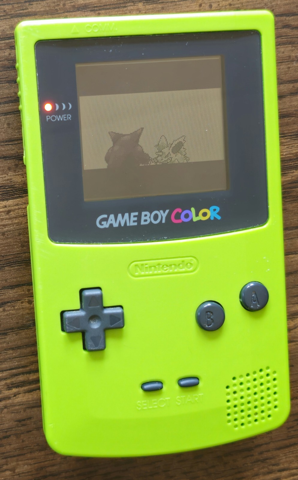 Nintendo Game Boy Color Kiwi Lime Green Handheld System Tested Working Great!