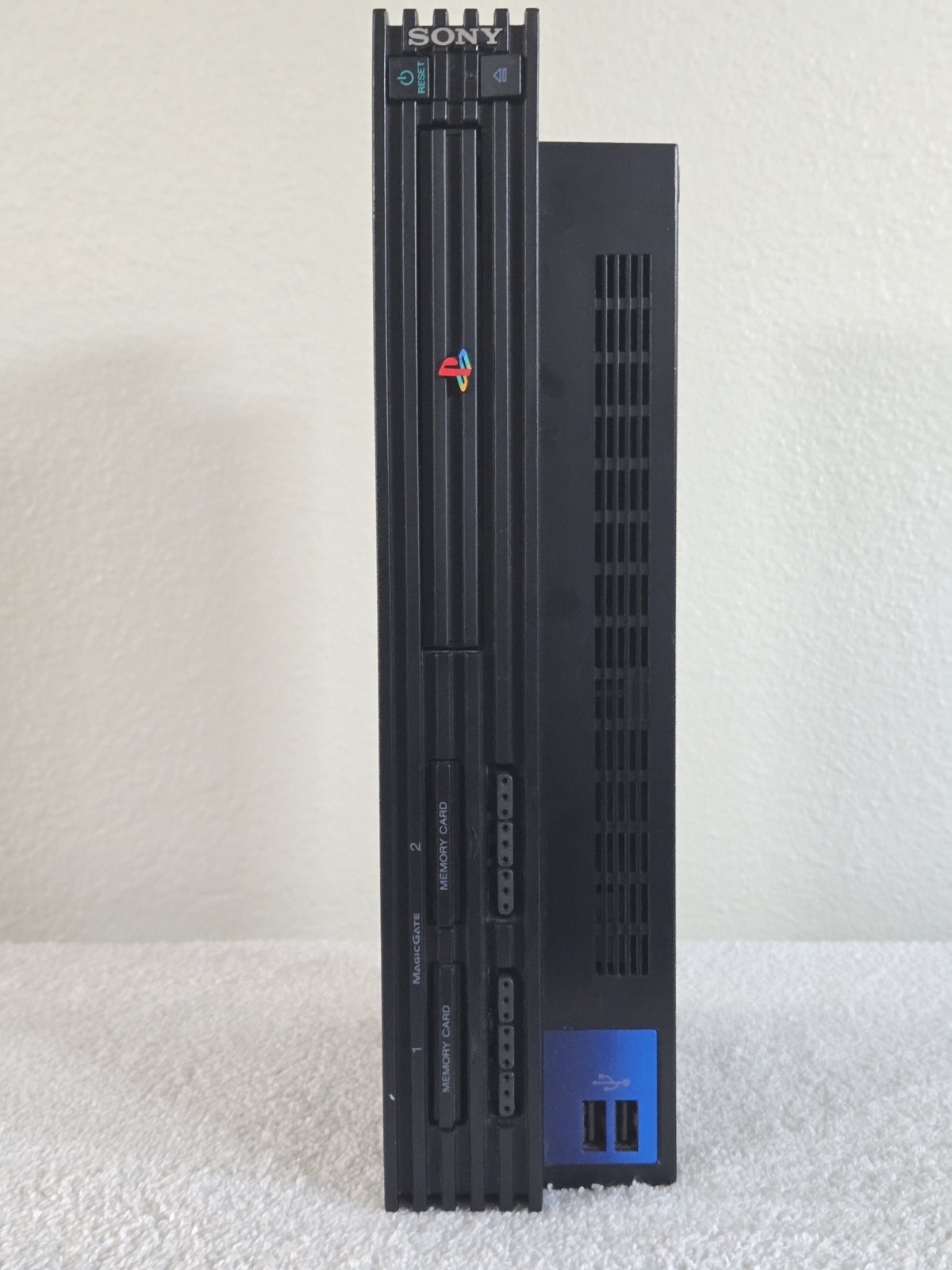 Sony PlayStation 2 Console SCPH-50001 W/1 Controller, Memory Card, Cords TESTED