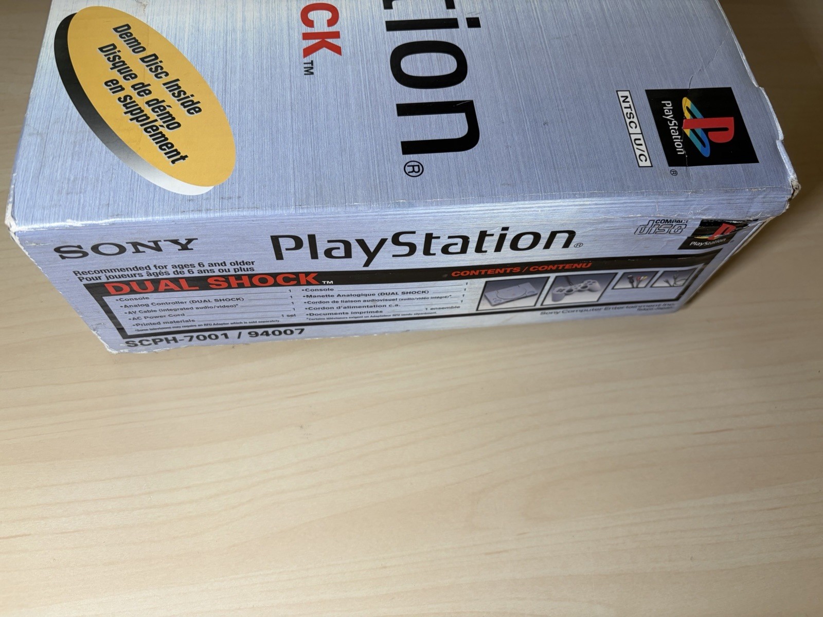 Sony PlayStation Game System PS1 SCPH-7001 Dual Shock Mint