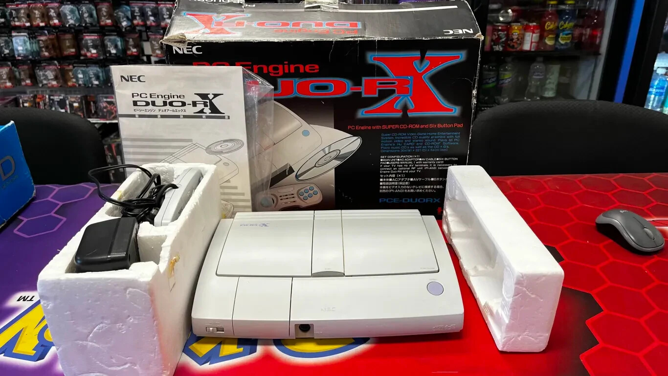 Used PC Engine Duo-RX Japanese Game Console CIB Tested and Works See Description
