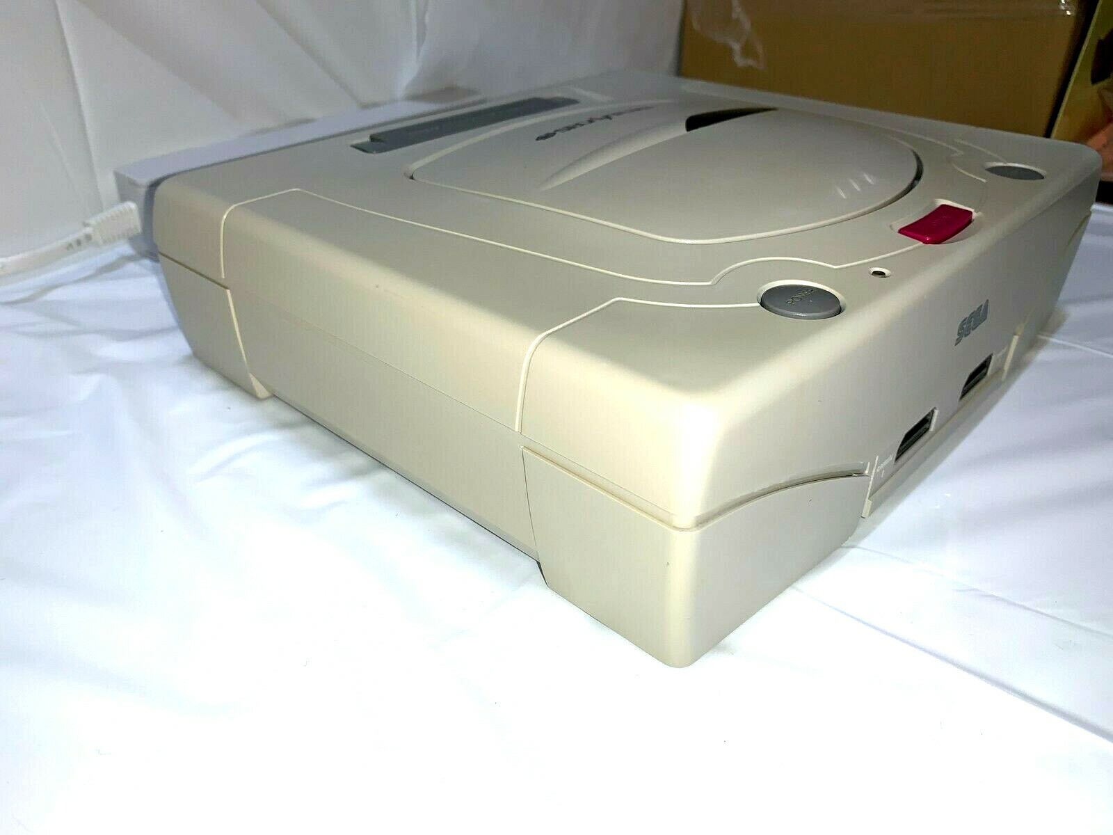Sega Saturn WHITE Console Tested System HST-3220 JAPAN «NTSC-J» clean up inside