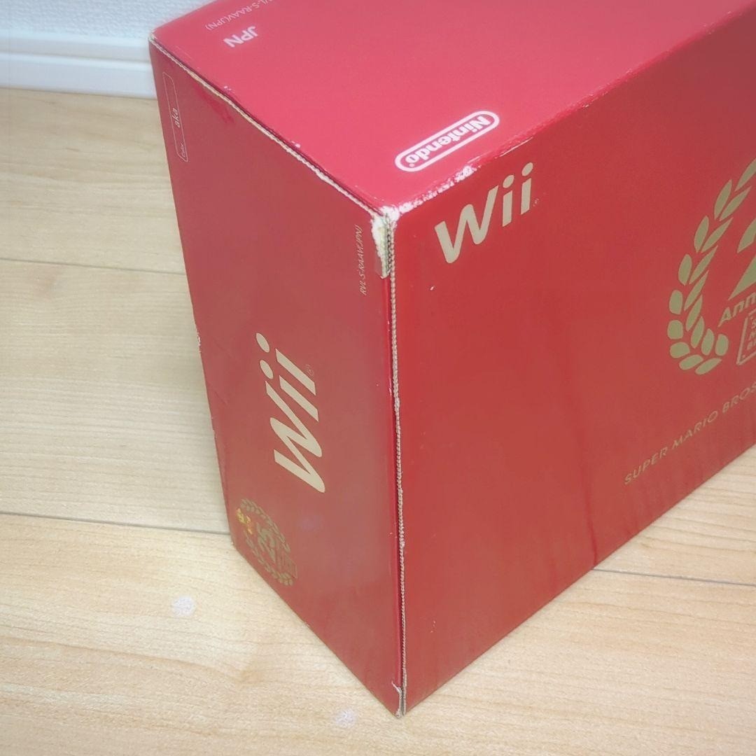 Nintendo Wii Console Super Mario Bros.25th Anniversary Red Edition CIB Tested JP