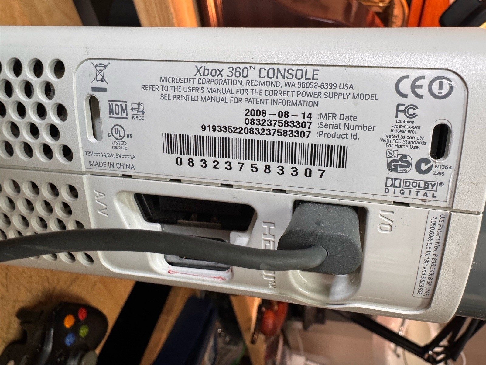 Tested Xbox 360 Console Bundle 60GB HDD WiFi OEM Controller HDMI + HDMI Cable