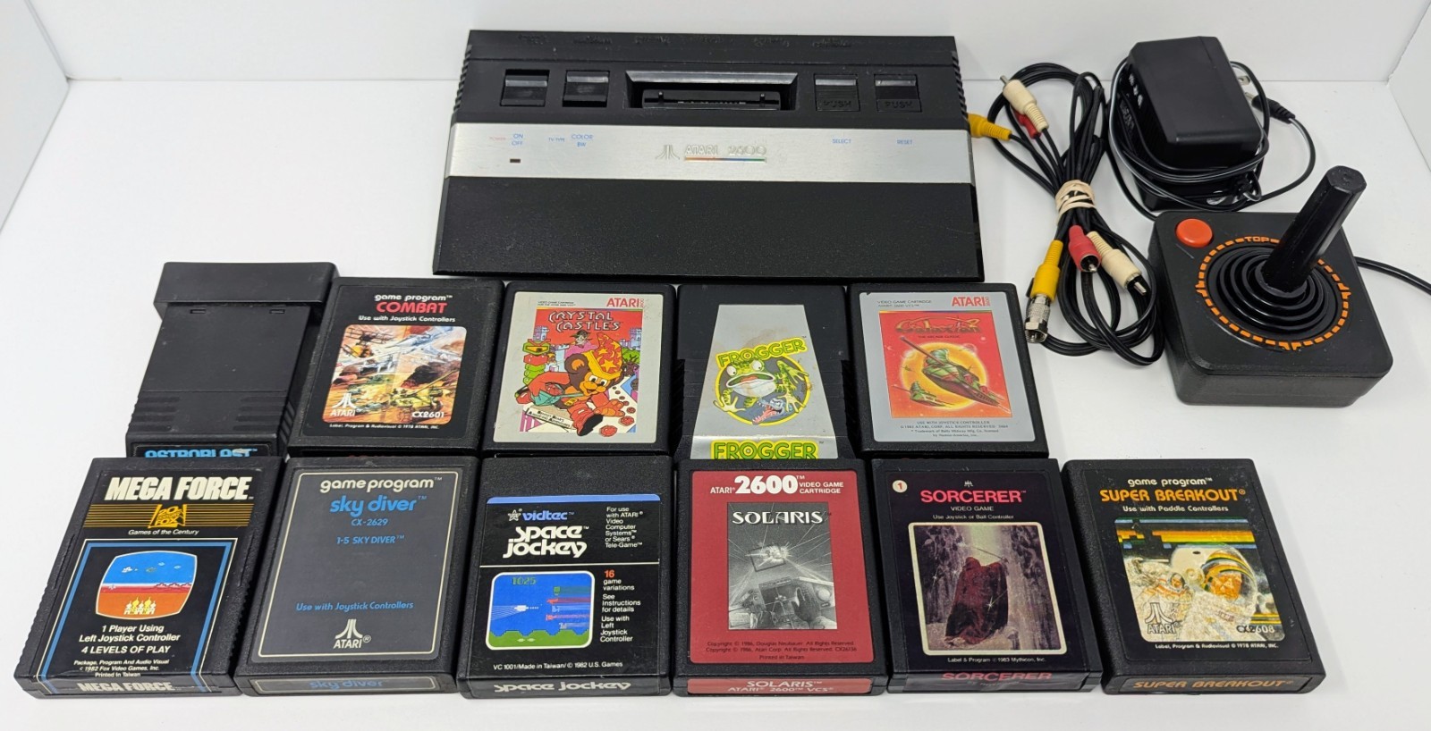 Atari 2600 Jr. Console Bundle w/ 11 Games – Galaxian, Sorcerer, Combat, & More!