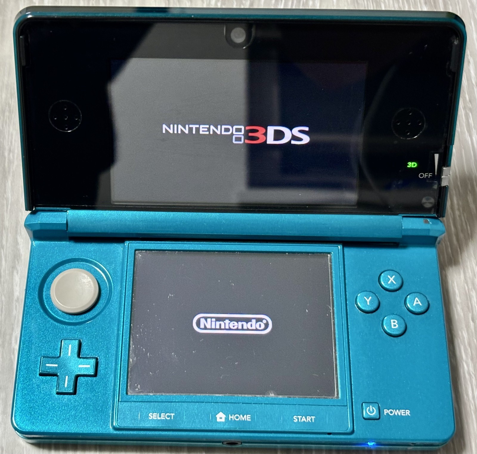 Nintendo 3DS Aqua Blue – Tested & Working Console Japan