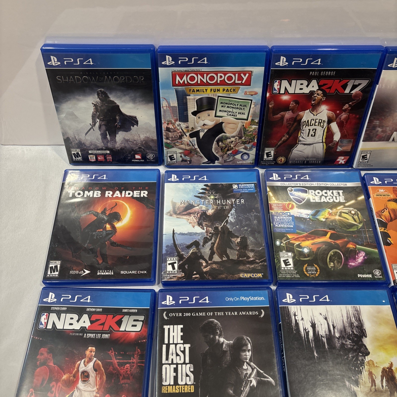 PS4 Pro 1TB CUH-7215B MEGA Bundle, Lot – 20 Games, Controller Tested