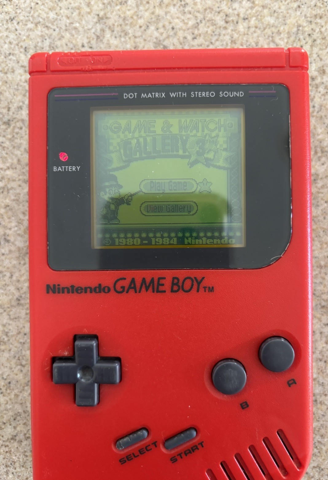 Game Boy Nintendo 1989/ Dot Matrix With Stereo Sound/Tested & Works/Preowned