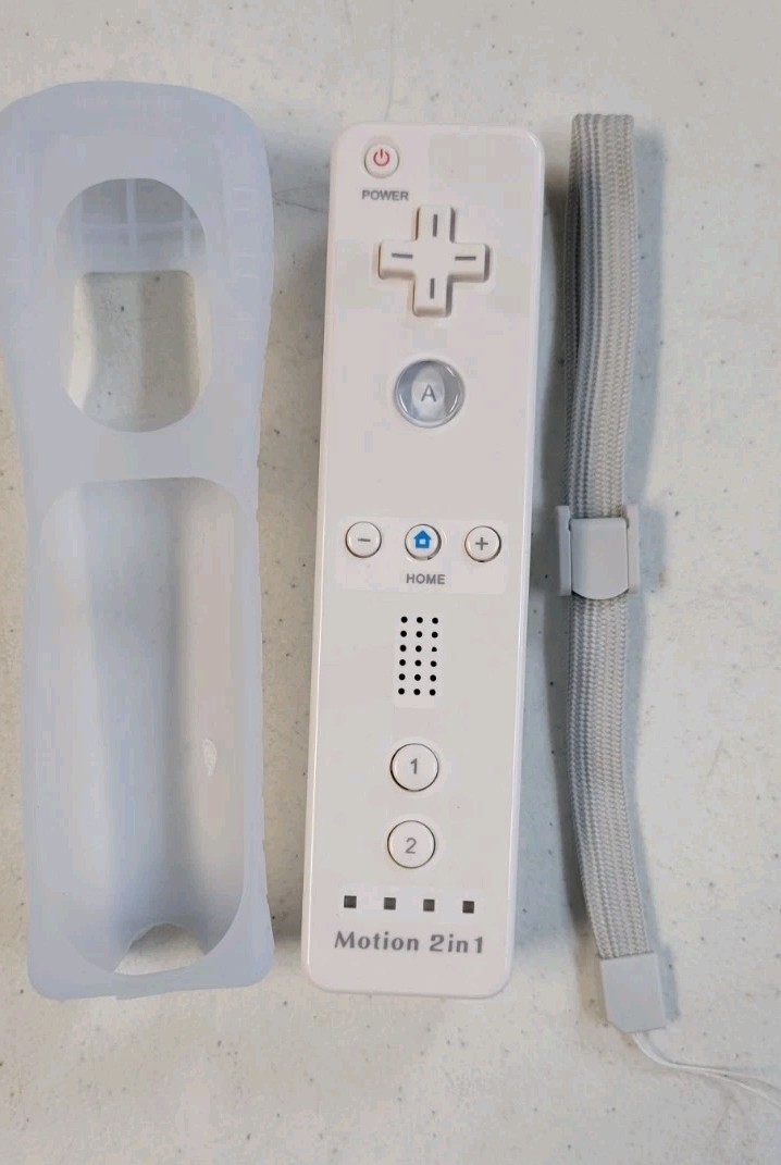Nintendo Wii Console- Gamecube Compatible- 2 Motion Plus Contrs- 1 Year Warranty