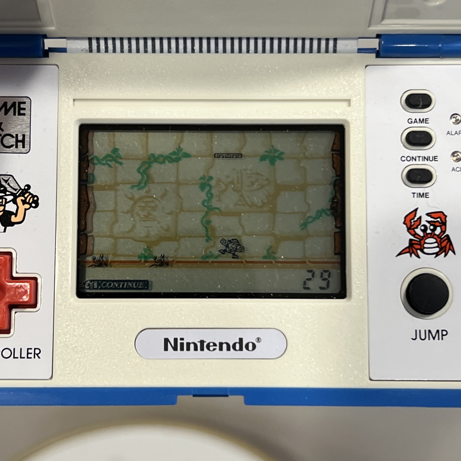 Nintendo Game & Watch Gold Cliff MV64 Vintage 1988 Made In Japan