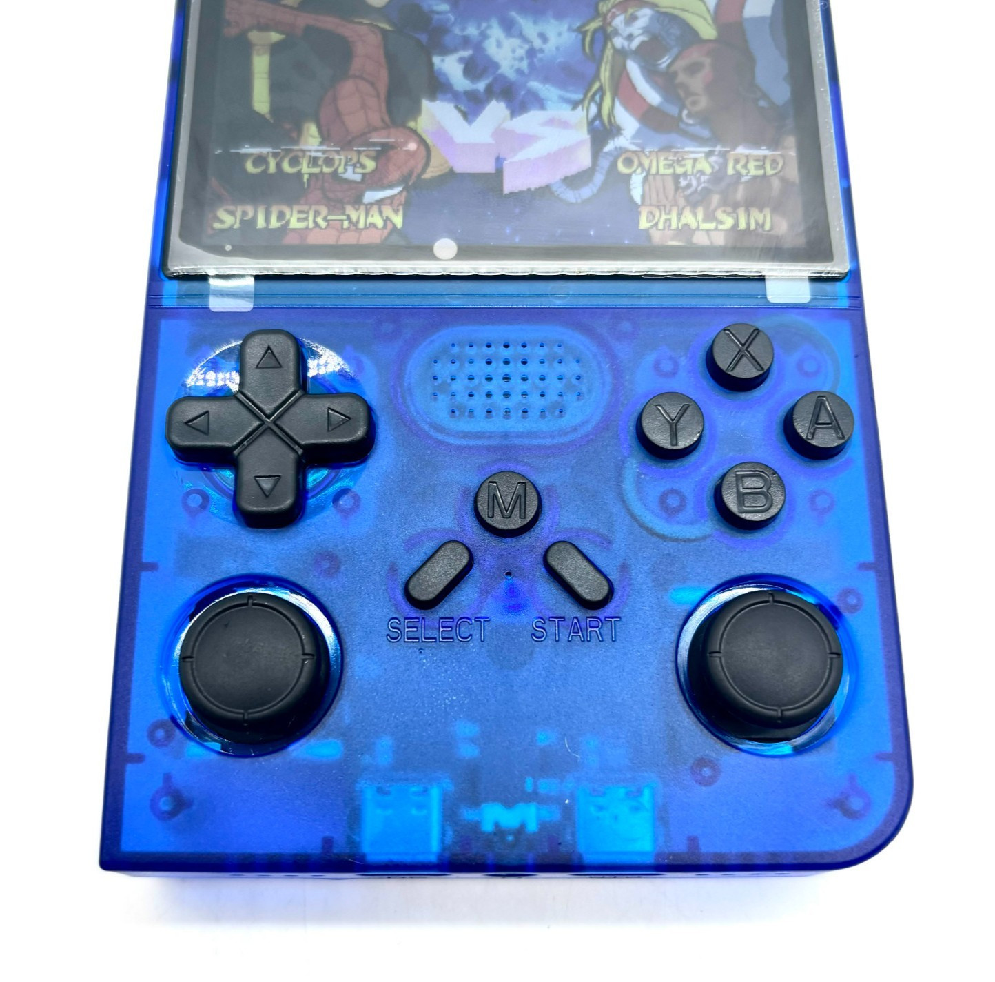 Handheld Retro Style Gaming Console w/ Built In Speaker – Blue Model R40