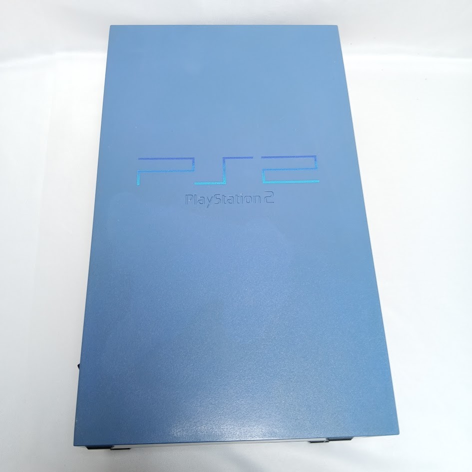 Sony PS2 Aqua Blue SCPH-39000 NTSC-J Japan Limited Console Tested w/ Controller