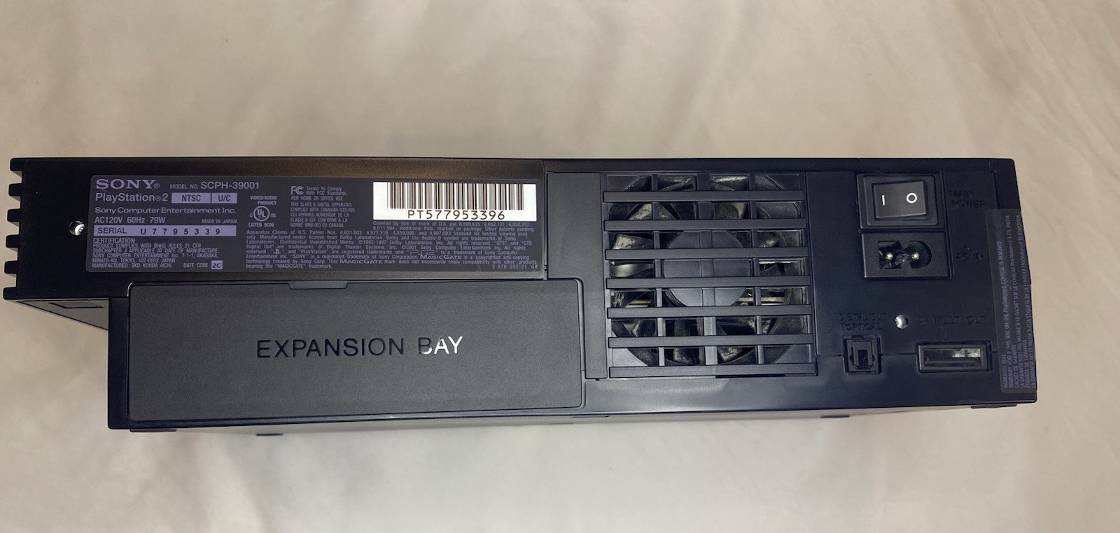 Sony PlayStation 2 Console/ Av and Power Cable