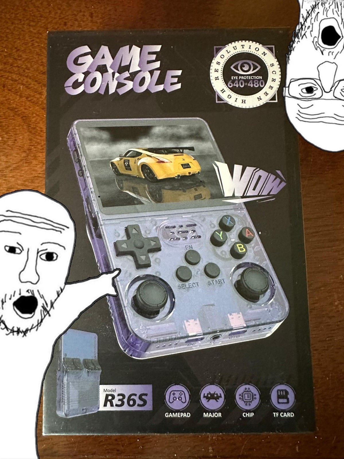 WOW! R36S Open Source Handheld Game Console 15,000+ Games Included