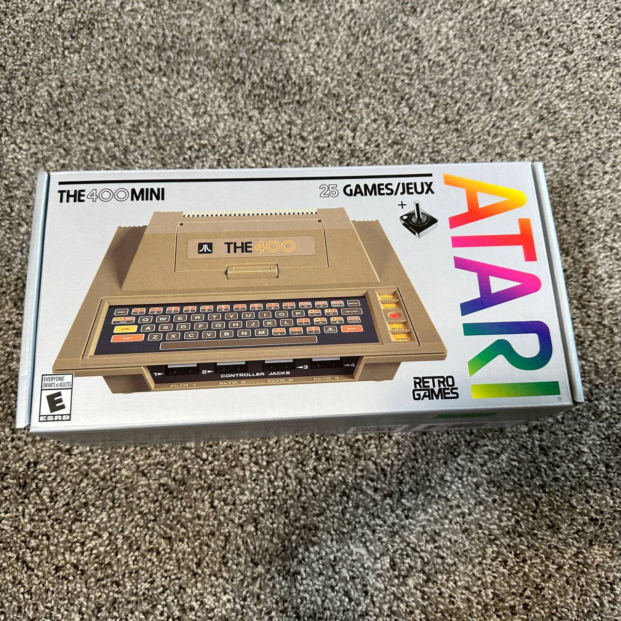 The 400 Mini 2024 Atari Retro 400 Mini Computer Console With 25 Built-in Games