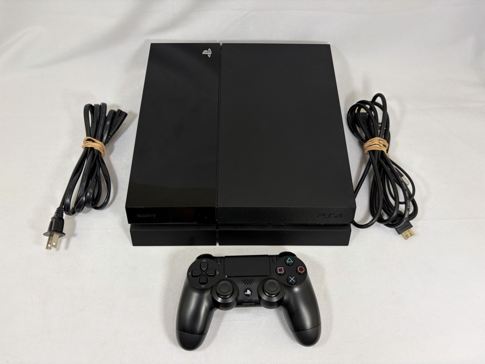 Sony PlayStation 4 PS4 500GB Console W Cables Controller Tested Working PLS READ