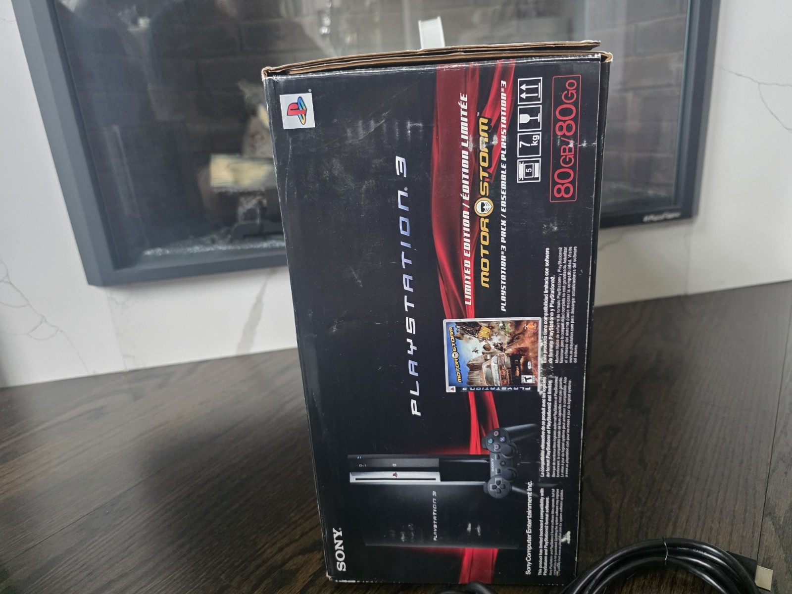 Sony PS3 CECHE01 Console Backwards Compatible 80GB Bundle – In Box 1 Controllers