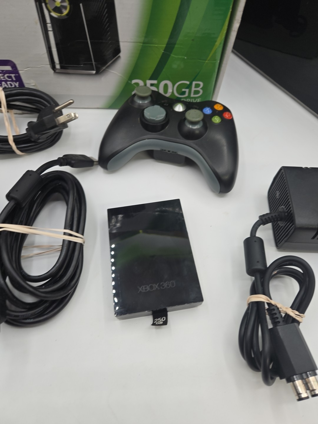 Microsoft Xbox 360 Launch Edition 250GB Glossy Black Console In Box Bundle Games