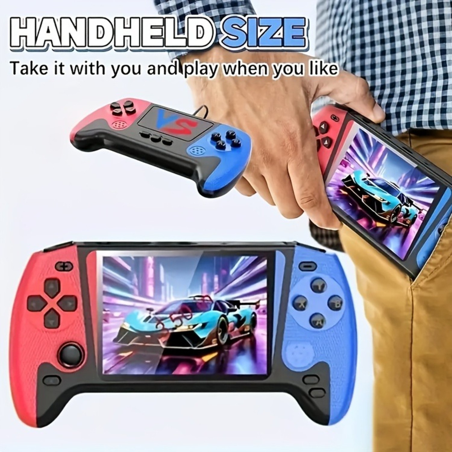 Handheld Retro Game Console 3.5″ 800 Built-in Games Portable Mini Player