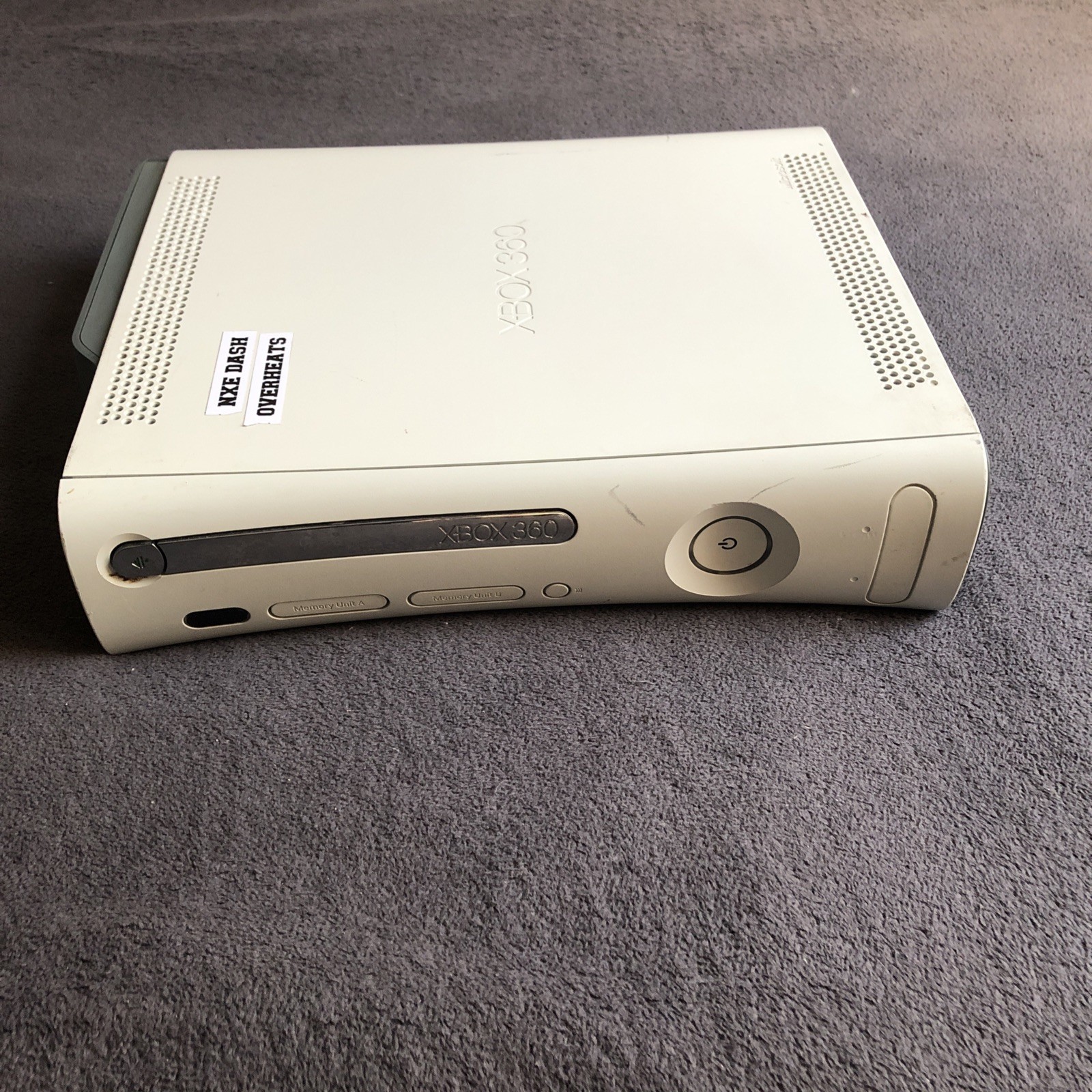 Microsoft Xbox 360 Pro Console 60GB Early Falcon NXE Dash – OVERHEATS