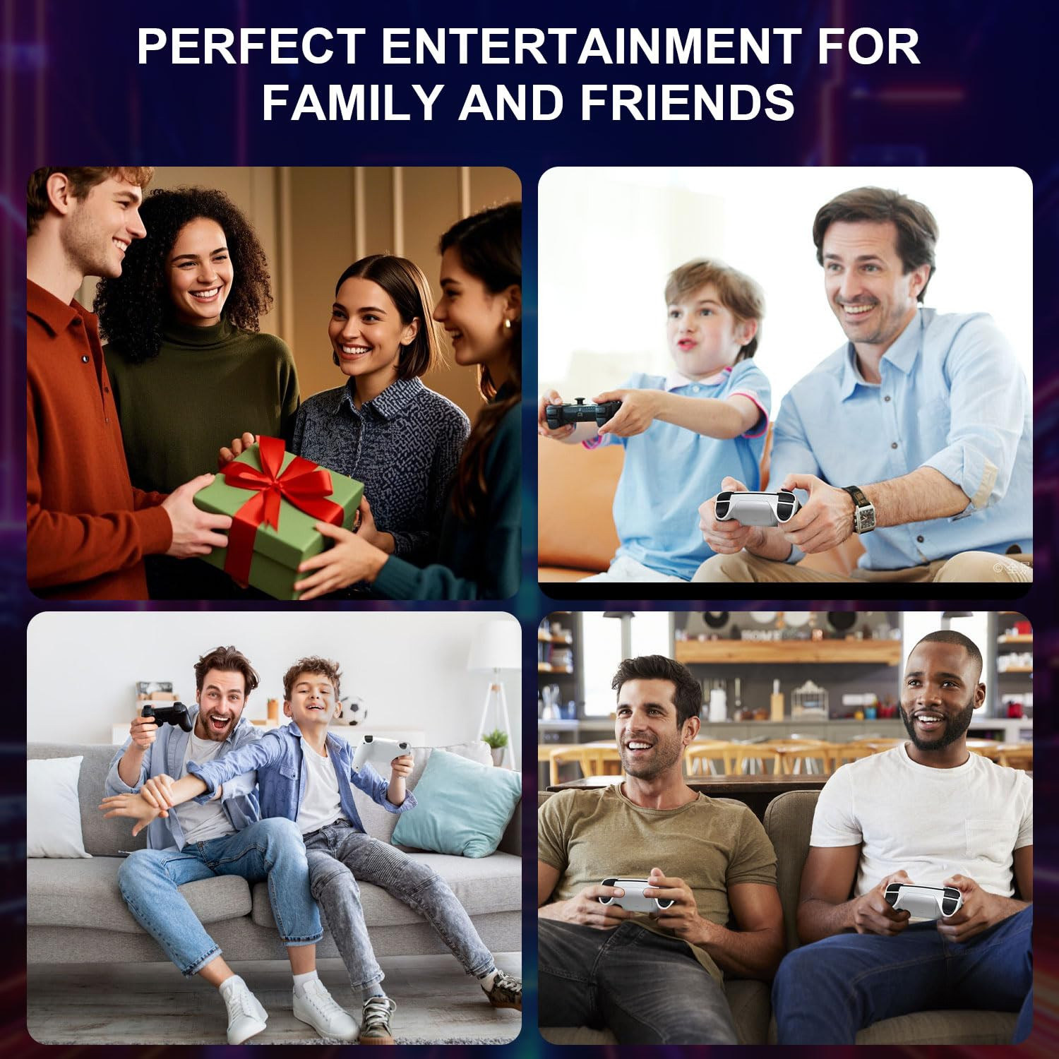 Retro Gaming Console, Game Stick,4K HDMI Output, 40,000+ Games and 23 Emulators,