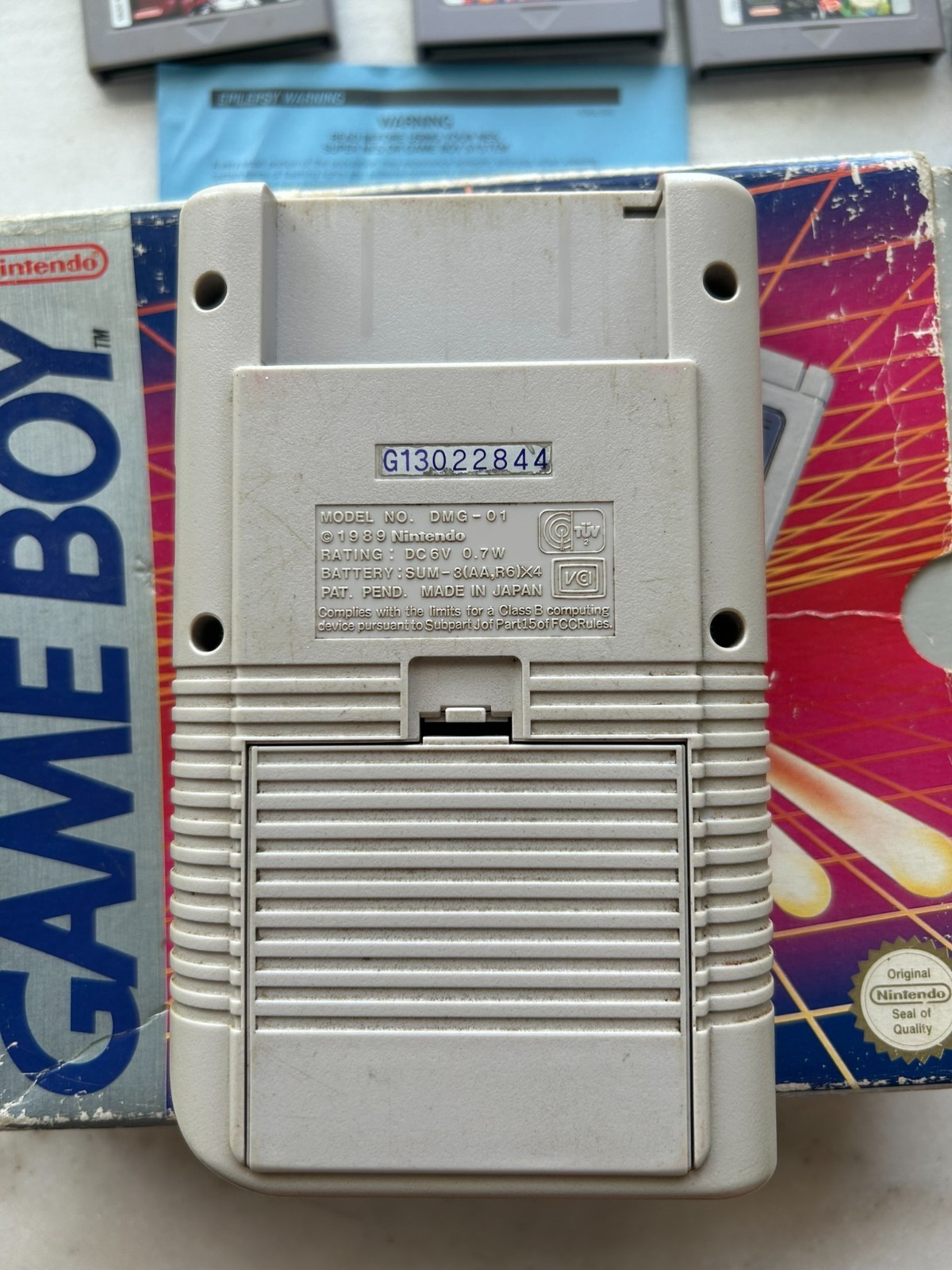 Nintendo Game Boy System DMG-01 Swedish in BOX with 13 Games Tetris