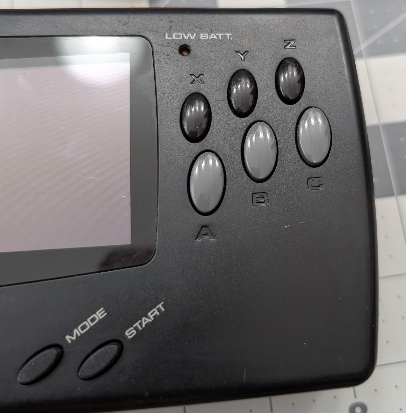 Sega Genesis Nomad Console PLUS Spider-man Venom Maximum Carnage Cartridge RED!