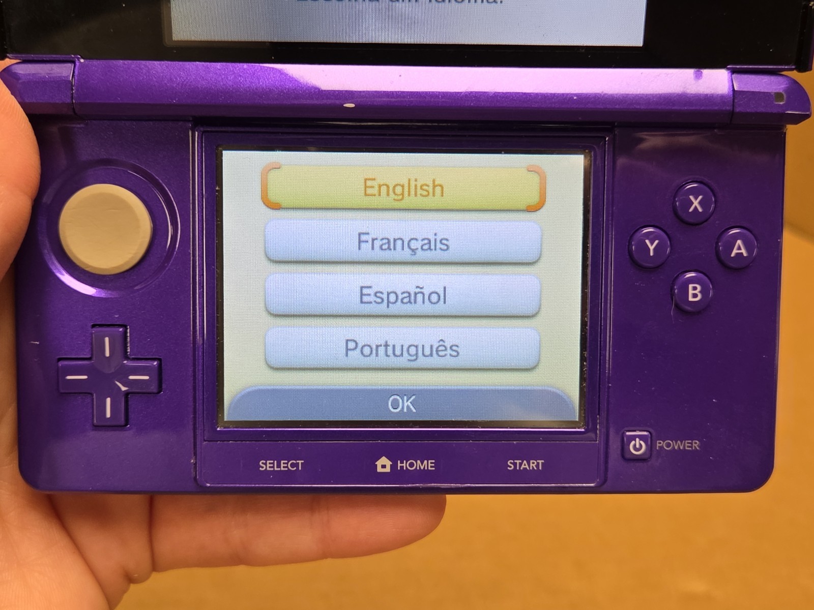 Nintendo 3DS Midnight Purple Tested *Some Damage* W/ Charger * SEE PICS