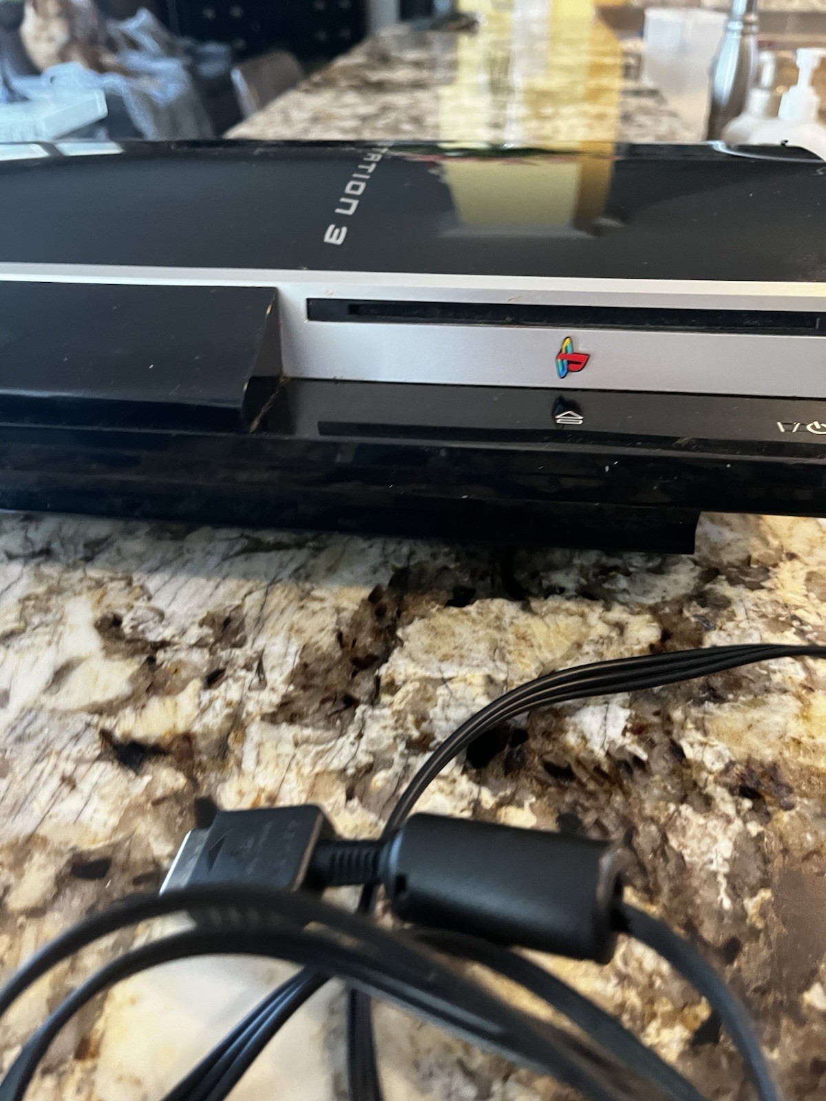 Sony PlayStation 3 PS3 CECHK01 For Parts. Includes Controller Av Cord