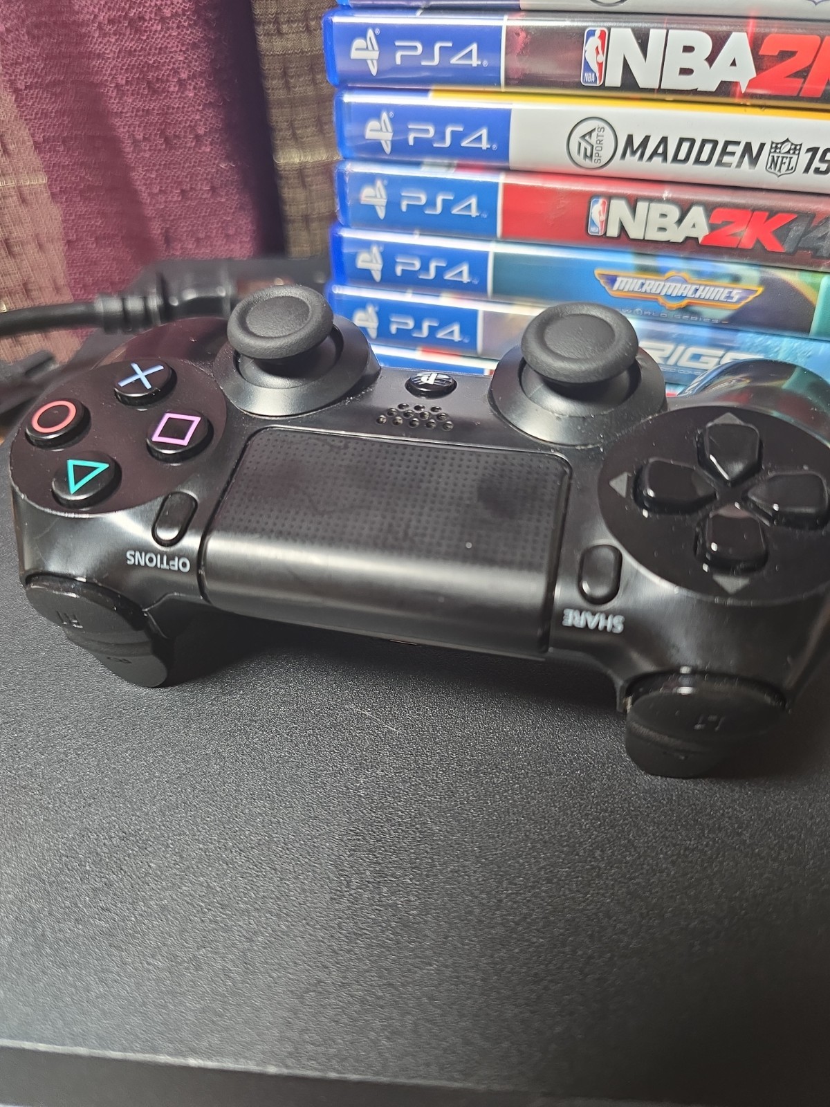 Sony PS4 PlayStation 4 Slim 1TB Console, 6 Games 1 Controller Bundle Works