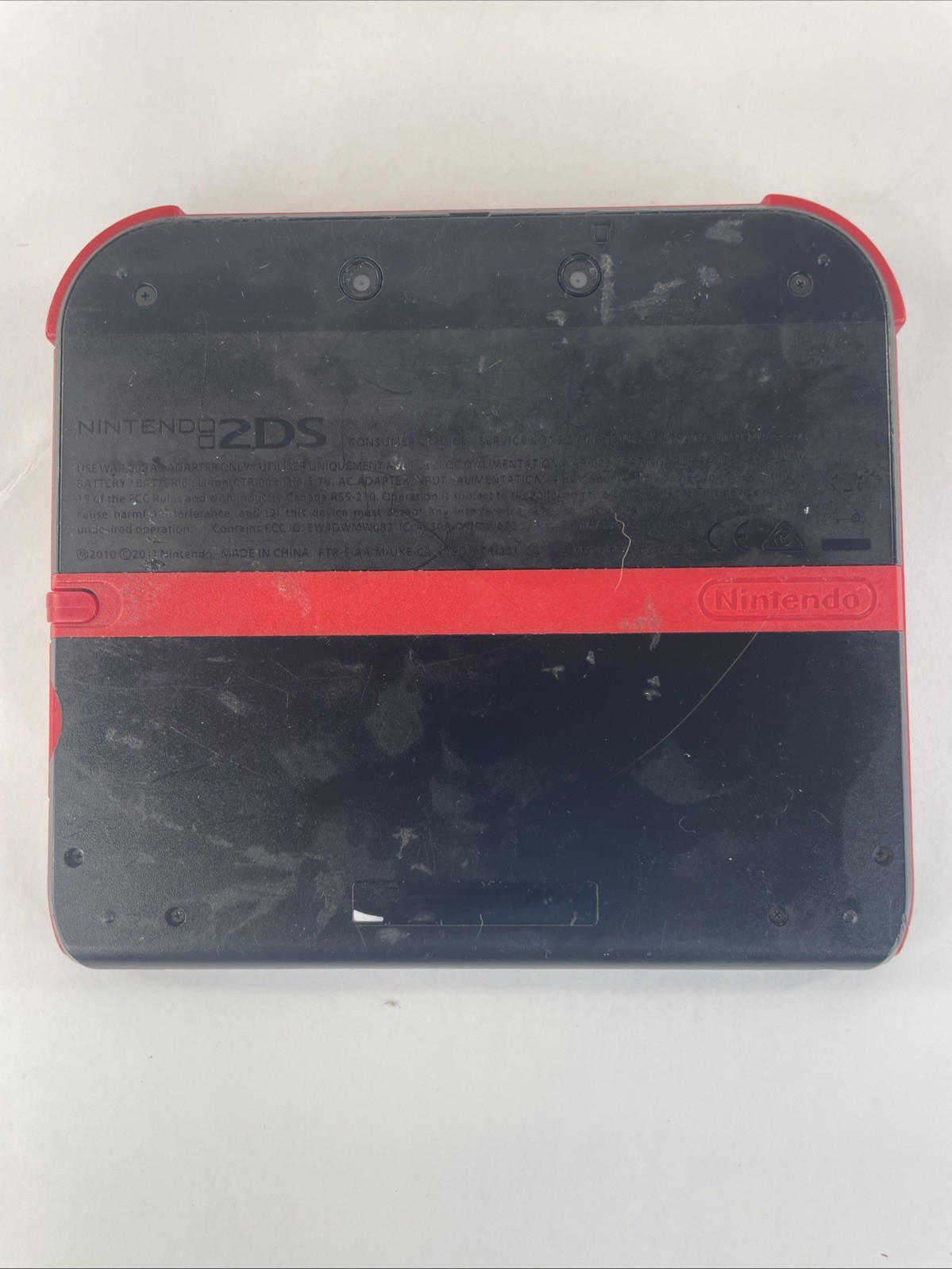Nintendo 2DS Launch Edition Crimson Red W 3D Printed Stand TESTED