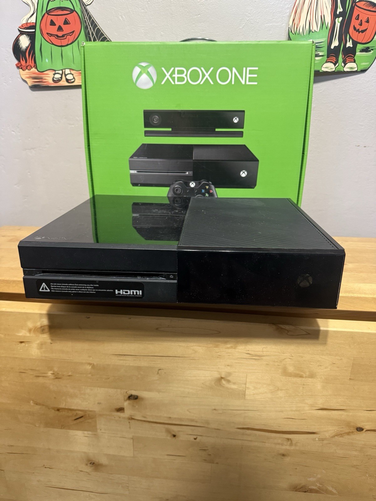 Microsoft Xbox One Console – Model 1540 – Black – Fair Condition