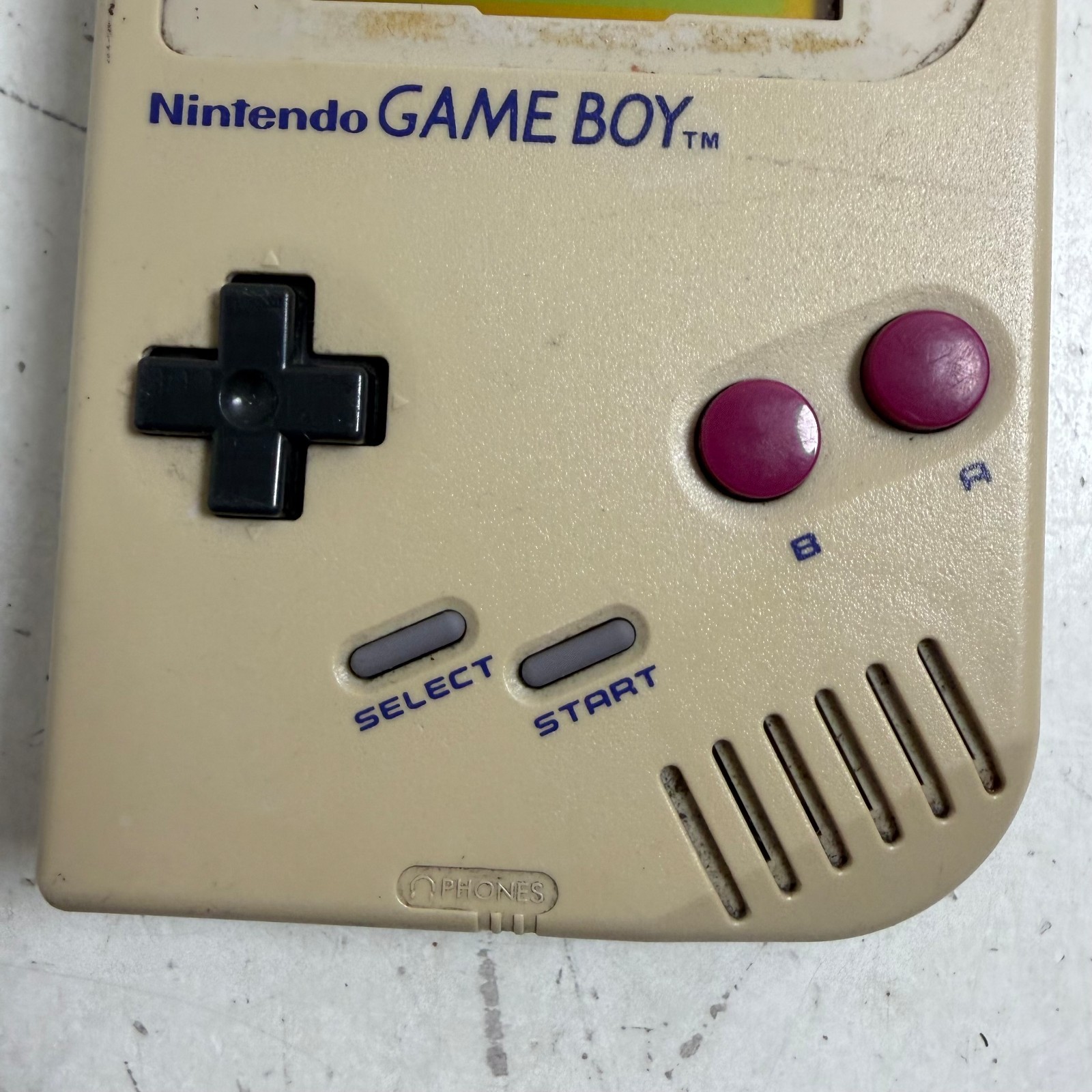 Nintendo GameBoy DMG-01 Gray Wireless Lightweight Handheld Gaming Console