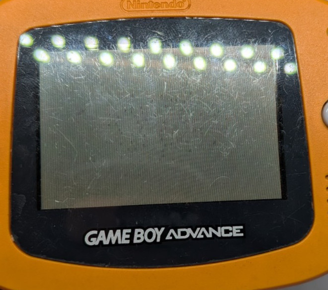Nintendo GameBoy Advance Spice Orange Console Japan Tested Bad Speaker