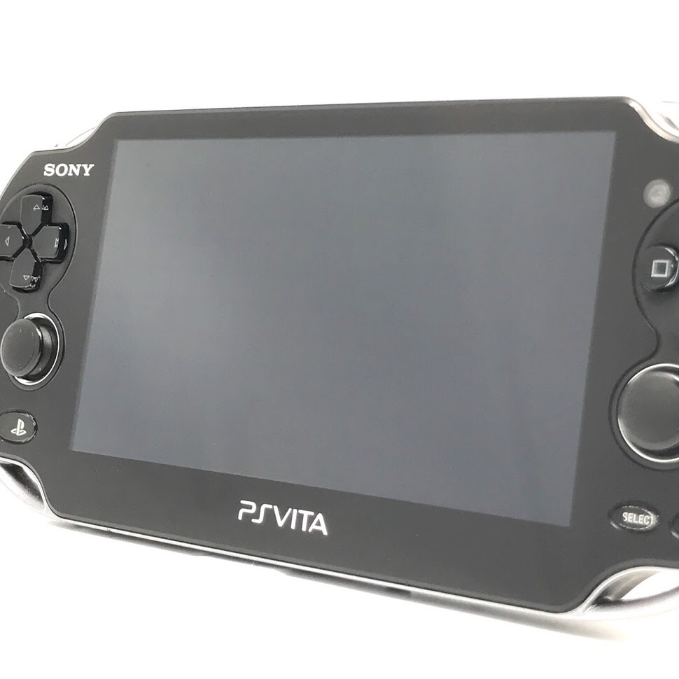 SONY PS Vita PCH-1000 Crystal Black Wi-Fi OLED w/ Charger «Near Mint»