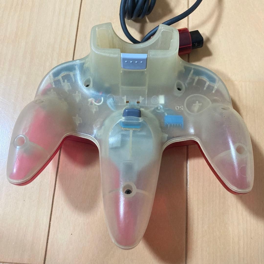 Nintendo 64 Clear Red Console with gift box NUS-TRWA 1999 Retro games Japan