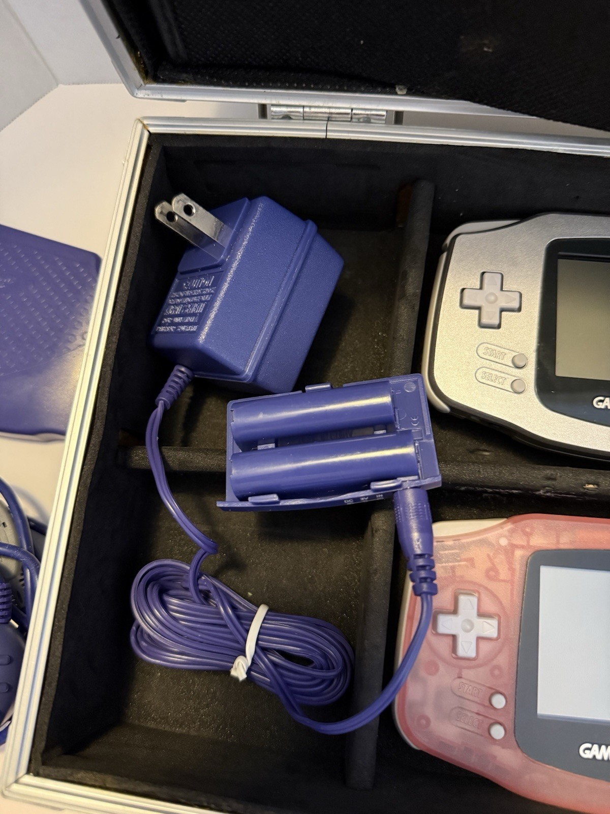 Gamboy Advance Lot 2 Consoles 3 Games Intec Accessories Game Cases Etc. Read
