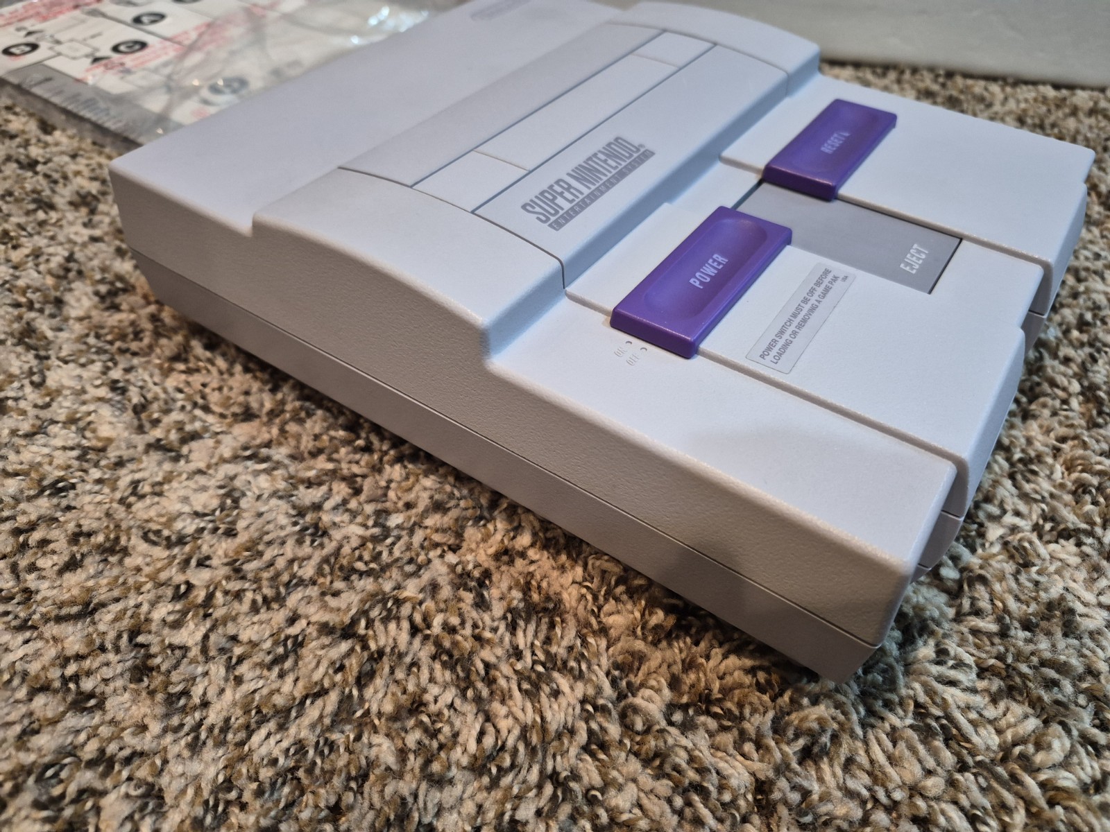 Super Nintendo SNES Console CONTROL SET CIB Complete in Box BARELY USED!