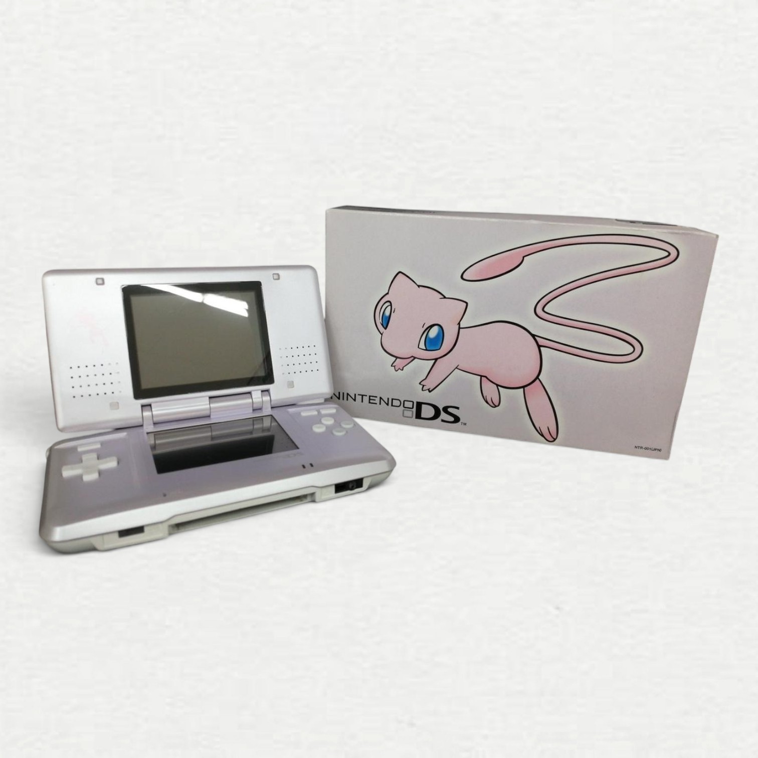 Nintendo DS Mew Limited Edition Pokemon Center Console Handheld System Silver