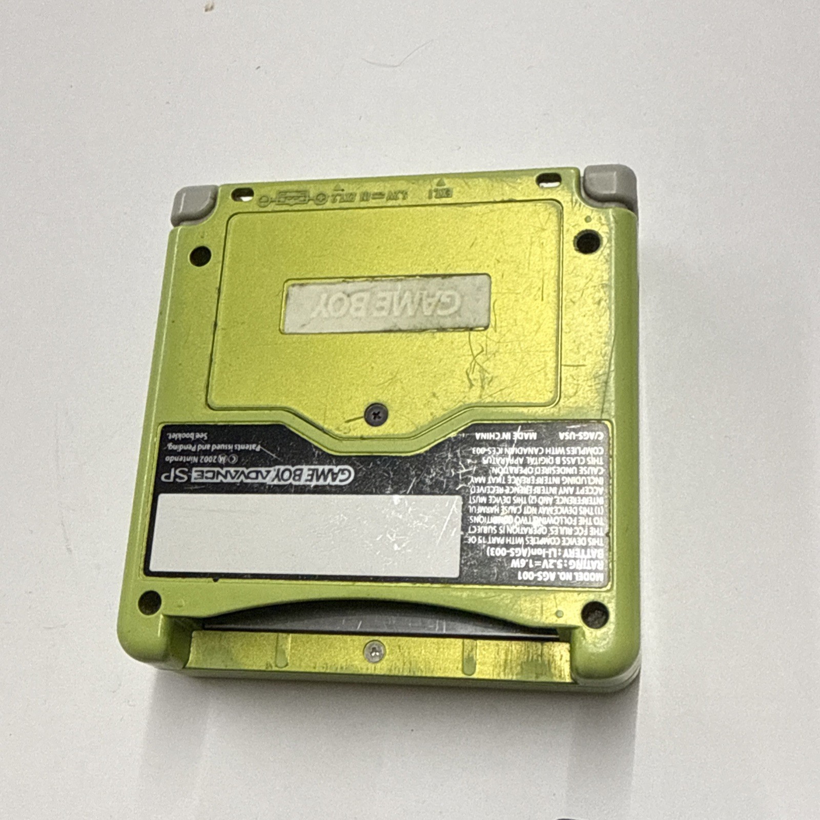 Gba – Nintendo GameBoy Advance SP Target Exclusive Lime Green Edition AGS-001